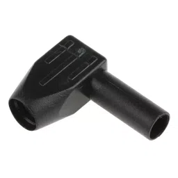 RS PRO 4 mm Black Male Banana Plug-Solder Termination 1000V 10A, 465615-6