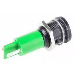RS PRO Green Panel Mount Indicator 230V AC, Mounting Hole Size 16 mm, Termination Type Solder Tab, IP Rating IP67, Model No 206277 image 2