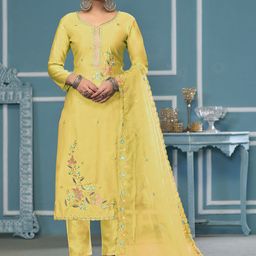 Maroosh Floral Embroidered Unstitched Dress Material-image-86