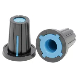 RS PRO 17 mm Black Potentiometer Knob for 6.4 mm Shaft D Shaped, 4676752-image-37