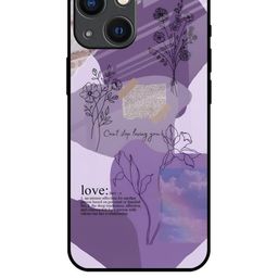 QRIOH Floral Printed iPhone 14 Plus Back Case Mobile Accessories-image-103