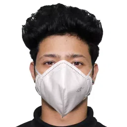 Thump V-N95 5 Layer Disposable Face Mask with Nose Pin White TH5150 (Pack of 20 Pcs)-image-14