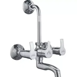 PLATO Tecno 2 in 1 Wall Mixer Brass Chrome Finish Silver, TE-014-image-40