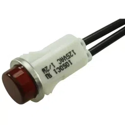 VCC LAMP, INDICATOR, NEON, RED, 125V, 1050C1.-picture-7