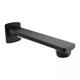 CERA Sylvina Bath Tub Spout Quarter Turn Wall Mount PVD Finish Black Matte with Wall Flange, F1021661BM-image-60