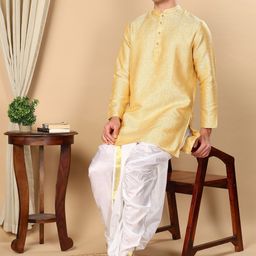 TATTVA Ethnic Motifs Printed Mandarin Collar Straight Kurta-picture-11