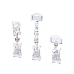 AS ONE Pop Stand Kurutto Series Double Clip Tpye H8 cm Resin, 61-204-7-1 (Set of 10 pcs)-11