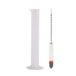 Japsin Instrumentation Alcoholmeter Hydrometer Range 70-80 for Alcohol/Petroleum With 250 ML Cylinder-17