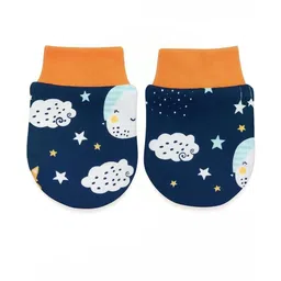 Adhigams Kids Blue Mittens Set-21