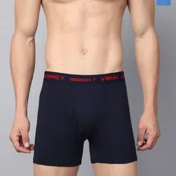 VIMAL JONNEY Pack Of 2  Cotton Assorted Trunks JONNEY__RED__E__02-MULTICOLOR-2-picture-30