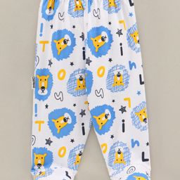Child World Bootie Legging Lion Printed - White-image-38