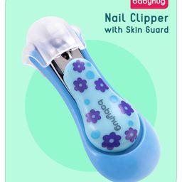 Babyhug Nail Clipper with Skin Guard -Blue-image-79