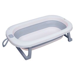 Kiddery Baby Bath Tub with Drain Hole for up to 03 Years - Grey-image-35