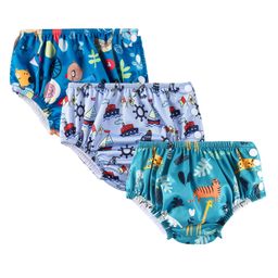 Chinmay Kids Waterproof Swim Diapers - Leakproof & Adjustable for Boys & Girls | Pack of 3 Fun Designs-image-90