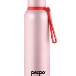 Pexpo Bravo Hot & Cold ISI Certified Flask | Stainless Steel Water Bottle - 700 ml Baby Pink Thermoflask | Office| Gym| Travelling| Home| School-picture-41