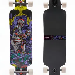 DECATHLON By Decathlon Printed Wooden Longboard-20