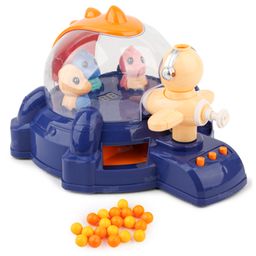 Fiddlerz Space Adventure Game for Kids with Shooting Balls Alien Figures Automatic Scoring Points Rocket Astronaut Toy - Navy Blue image 2