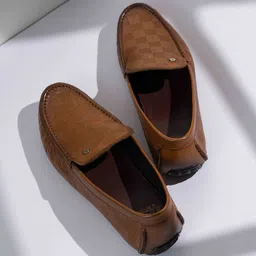ATESBER by Inc.5 Men Round Toe Leather Loafers-image-8