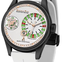 DOUBLERUN Unisex Dial & Straps Analogue Chronograph Watch H05N19064 image 4