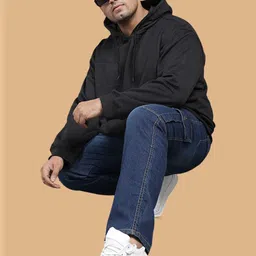 Wear Your Opinion Men Plus Size Drop Shoulder Hooded Sweatshirt-picture-54