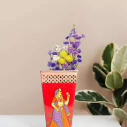 Golden Peacock Red & Purple Multi-Utility Organiser-57
