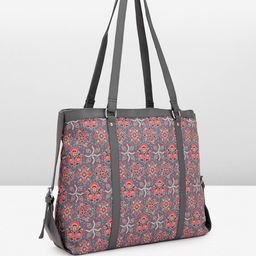 Anouk Ethnic Motifs Printed Oversized Structured Tote Bag image 3
