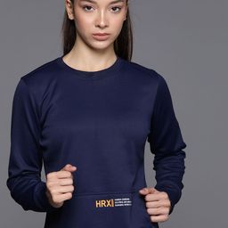 HRX by Hrithik Roshan Women Rapid-Dry Reflective Detail Running Sweatshirt-35