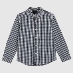 Tommy Hilfiger Boys Opaque Checked Casual Shirt-image-96
