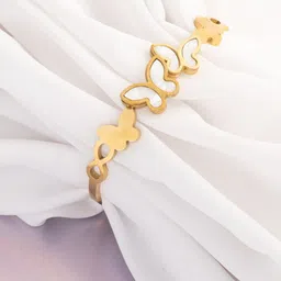 VOGUE PANASH Gold-Plated Bangle-Style Bracelet-image-16