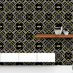 ArtzFolio Printed UV-Resistant Anti-Bacterial Forgotten Gods Peel & Stick Wallpaper-image-10