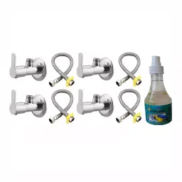 Fastgear Marc Bathroom Faucet Set Stainless Steel Chrome Finish Silver, FG2277-image-91