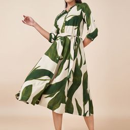 AKKRITI BY PANTALOONS Print Three-Quarter Dress-picture-16