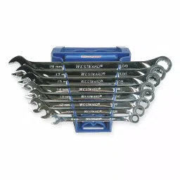 Westward Combination Wrench Set CV Steel Chrome Standard, 1LCD3-11