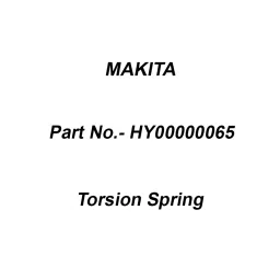 Makita Torsion Spring for Industrial Application, Part No HY00000065-38
