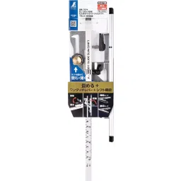 Shinwa Rules Circular Saw Guide Ruler Foldable T Slide Slim Shift Combination Scale, 44661918 image 2