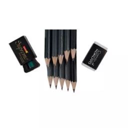 Camlin Kokuyo Supreme Triangular 10 Pencils With Eraser And Sharpener - Pack of 3 ,7084278-1