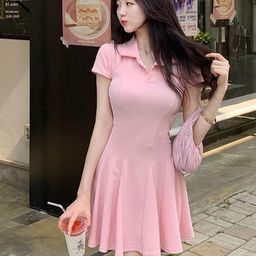 StyleCast Shirt Collar Fit & Flare Dress-image-51