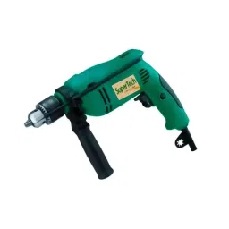 SuperTech Impact Hammer Drill with Iron Cutting Complete Set and 13 Bits STID6-13B 550W 13 mm image 2