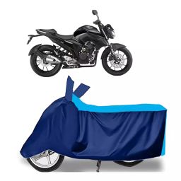 Auto Pearl Two Wheeler Cover for Yamaha Fazer 25 BS6 - Cyan, Blue-image-37