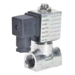 Aira 6.35 mm (1/4 Inch) 230VAC Brass 2/2 Way Direct Acting Solenoid Valve BSD  I-12