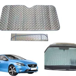 Auto Pearl F269 Dashboard Sun Shade Cover with Suction Cup for Volvo V40 (Grey)-23
