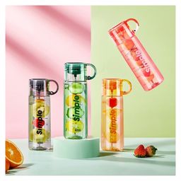 YAMAMA Fruit Infuser Detox Water Bottle BPA-Free Stylish Water Bottle with Rod & ebook Fruit Detox Bottle for Girls Water Bottle for Girls Stylish Cute Kids Water Bottle - 620 ML (Color May Vary)-image-15