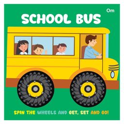 School Bus Wheel Book - Wheel books for kids - Board Book for Children English-30