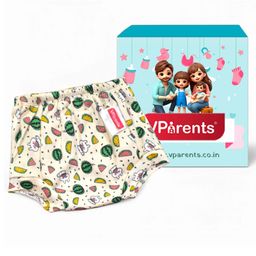 VParents Padded Underwear for Babies and Toddlers with 3 Layers of Cotton Padding Potty Training  Pull Up & Diaper-Free Time (1 - 2 years Boat) (Print may vary)-image-65