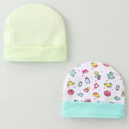 Ben Benny Cotton Knit Cap Fruit Print  Red - Diameter 11 cm-16