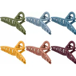 Blubby Women Set of 6 Claw Clip-32