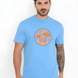 KaamBhari Graphic Printed Round Neck Pure Cotton Regular Fit T-shirt-picture-10