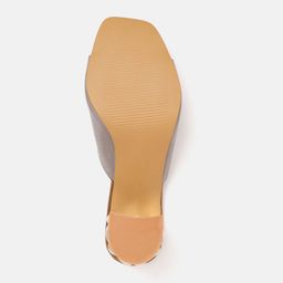 ELLE Silver-Toned Shimmer Block Heels image 5