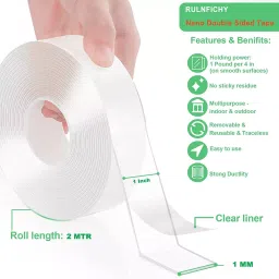AIPL Tapes-Combo Multicolor Polypropylene, Foam All Purpose Tapes Combo (Set of 8 pcs) image 2