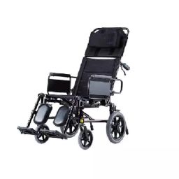 Karma KM-5000 1270x580x930mm 35.56 cm (14 Inch) Black Standard Reclining Wheelchair-picture-45